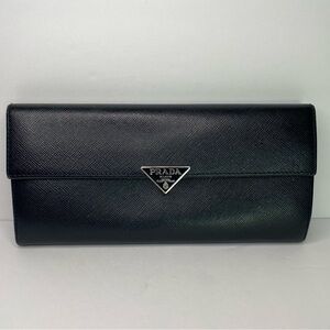 Prada Black Leather Wallet